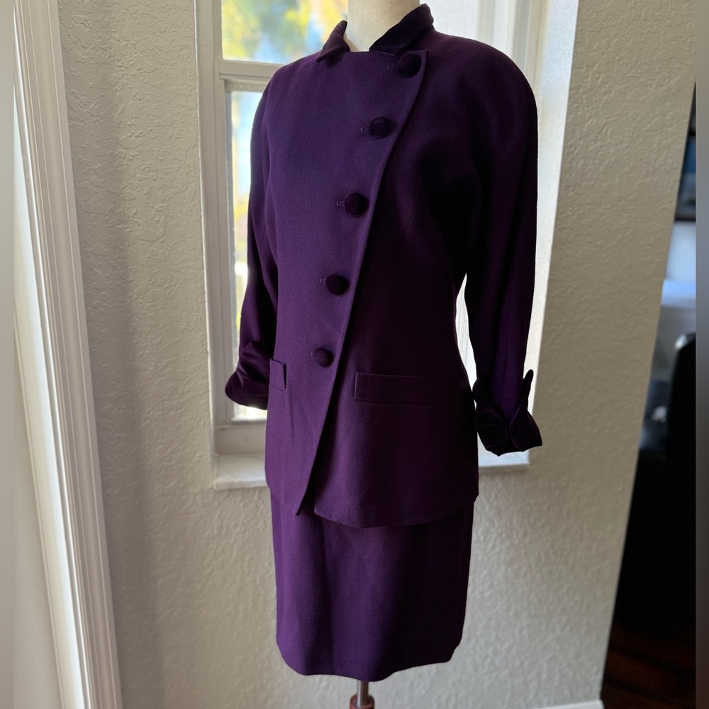 VTG Dior Luxurious Purple Wool Jacket - Picture 3 of 14